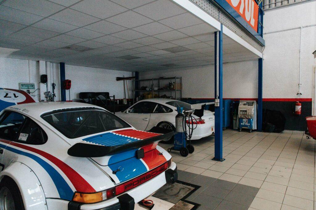 Atelier automobile Porsches